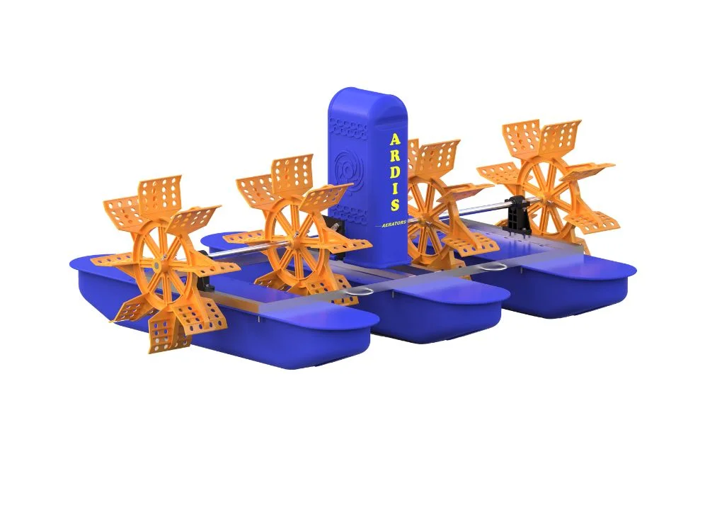 1 hp 4 paddle wheel aerator